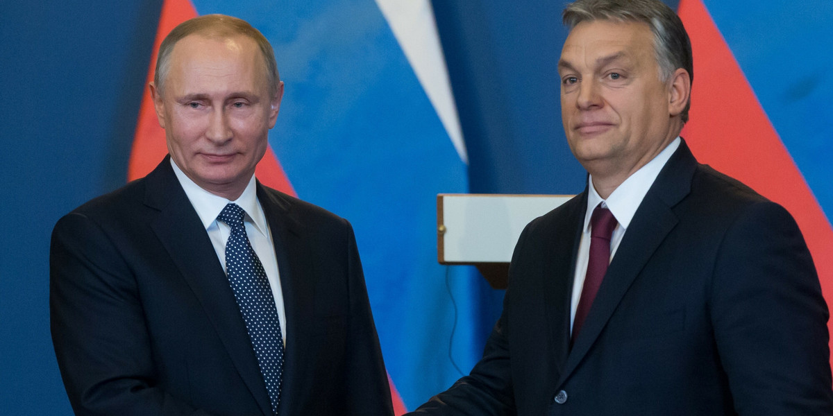 Spotkanie Władimira Putina i Viktora Orbana w 2017 r.