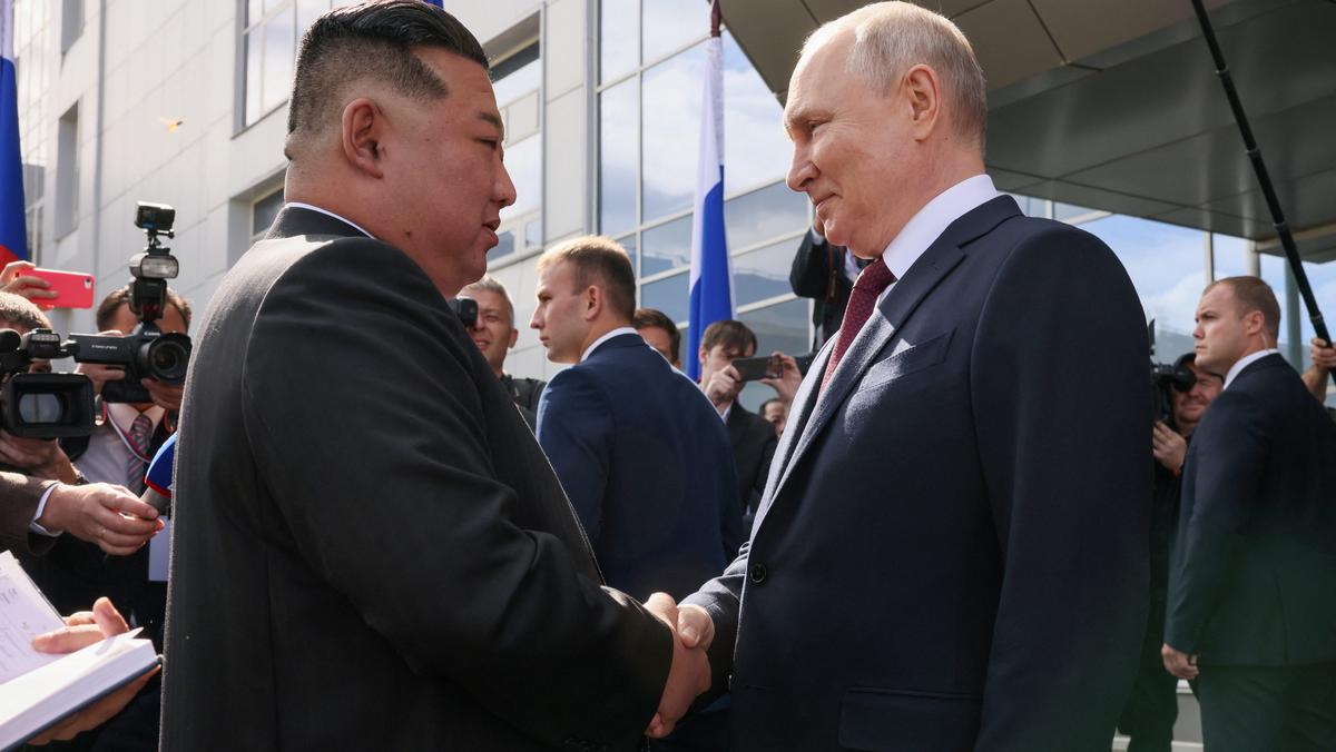 Władimir Putin i Kim Dzong Un, 13 września 2023 r.
