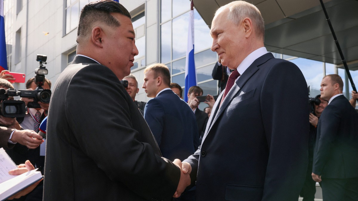 Władimir Putin i Kim Dzong Un, 13 września 2023 r.