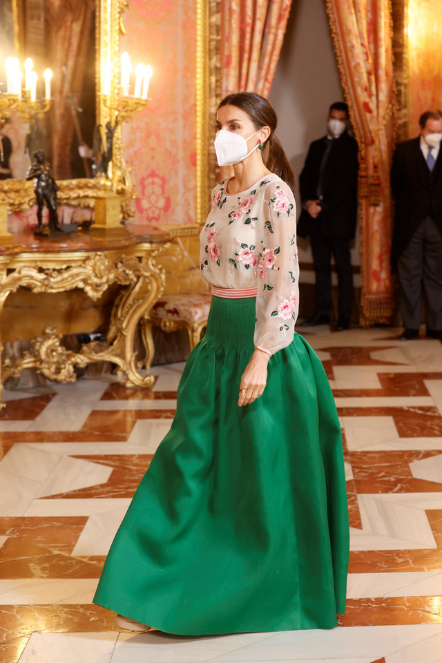 Królowa Letizia w 45-letniej sukience