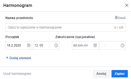 źródło: zrzut ekranu z Facebooka