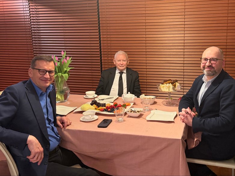 Mateusz Morawiecki, Jarosław Kaczyński i Adam Bielan