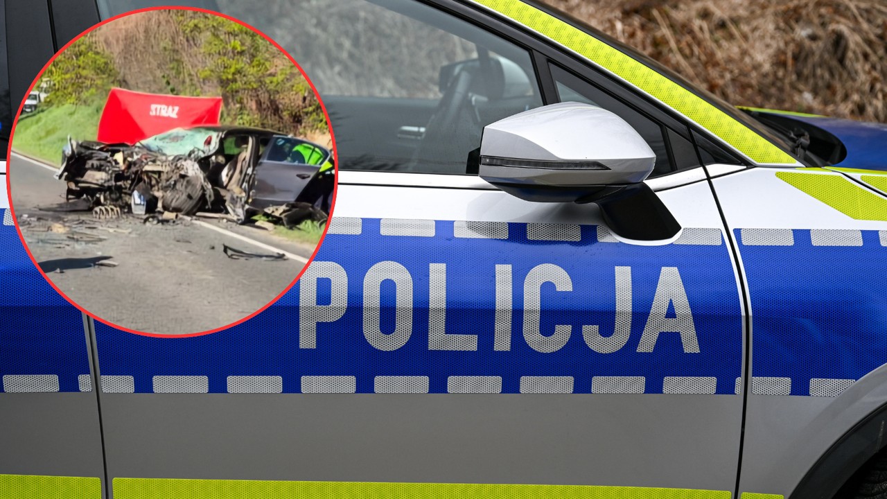 Tragiczny wypadek w Małopolsce. Nie żyje jedna osoba. Lądował śmigłowiec LPR