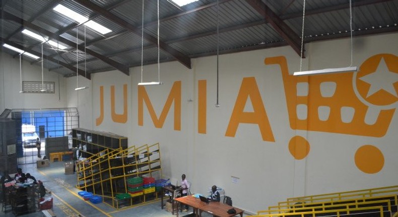 Jumia warehouse in Lagos Nigeria