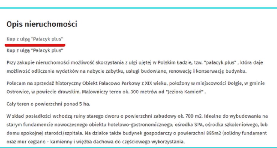 "Kup z ulgą "Pałacyk plus" – takich ogłoszeń jest coraz więcej