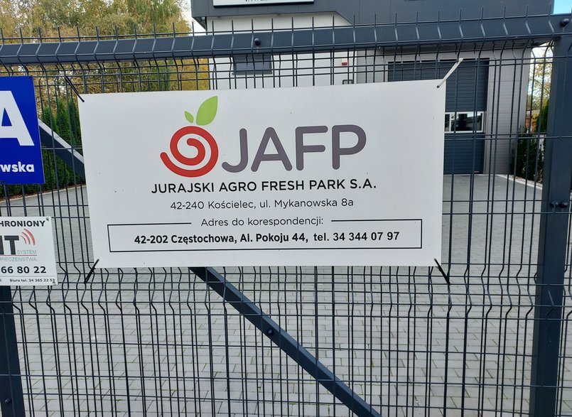 Biuro Jurajski Agro Fresh Park. Nikogo tam nie zastaliśmy