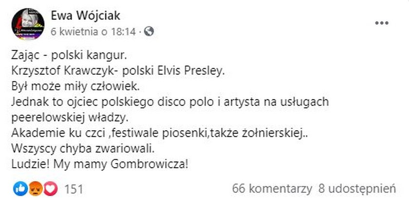 Mocne słowa o Krzysztofie Krawczyku. "Ojciec polskiego..."