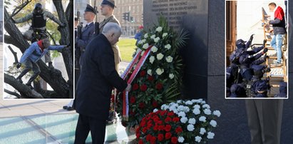 Gorąco na miesięcznicy smoleńskiej. Policja ściągała aktywistę z drzew