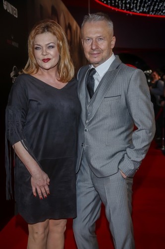 Beata Kawka i Bogusław Linda