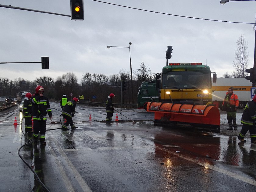 Skoda wpadła pod siedem aut