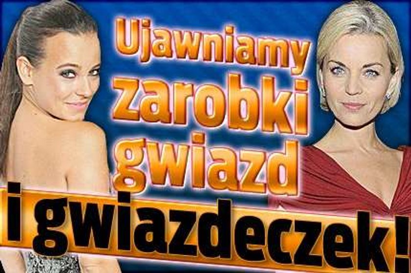 Ujawniamy zarobki gwiazd i gwiazdeczek!