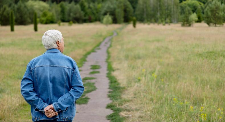 George Dziamniski, 62, (not pictured) lives off his Social Security income and part-time paycheck from Walmart.Westend61 / Getty Images