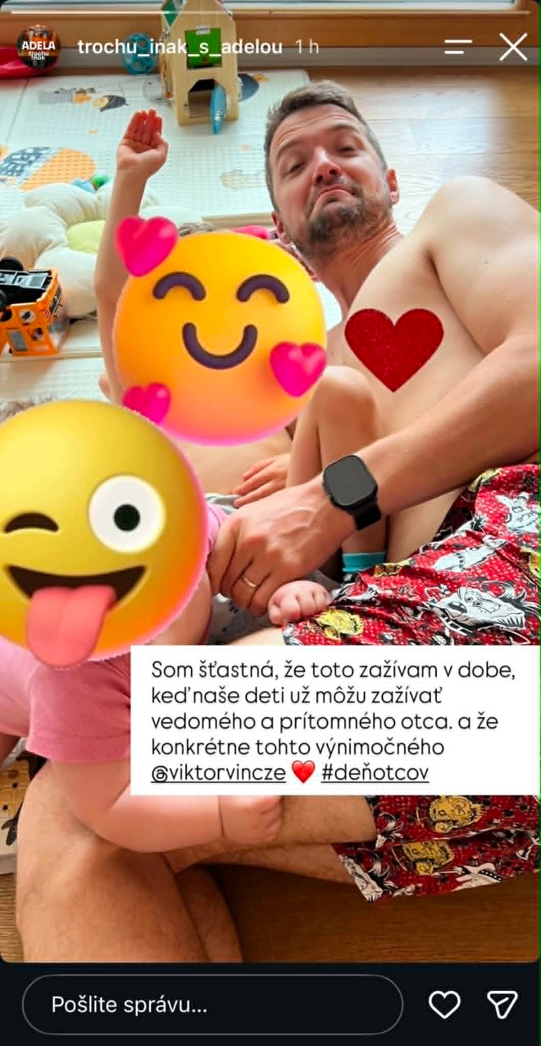 Viktor Vincze s deťmi.  