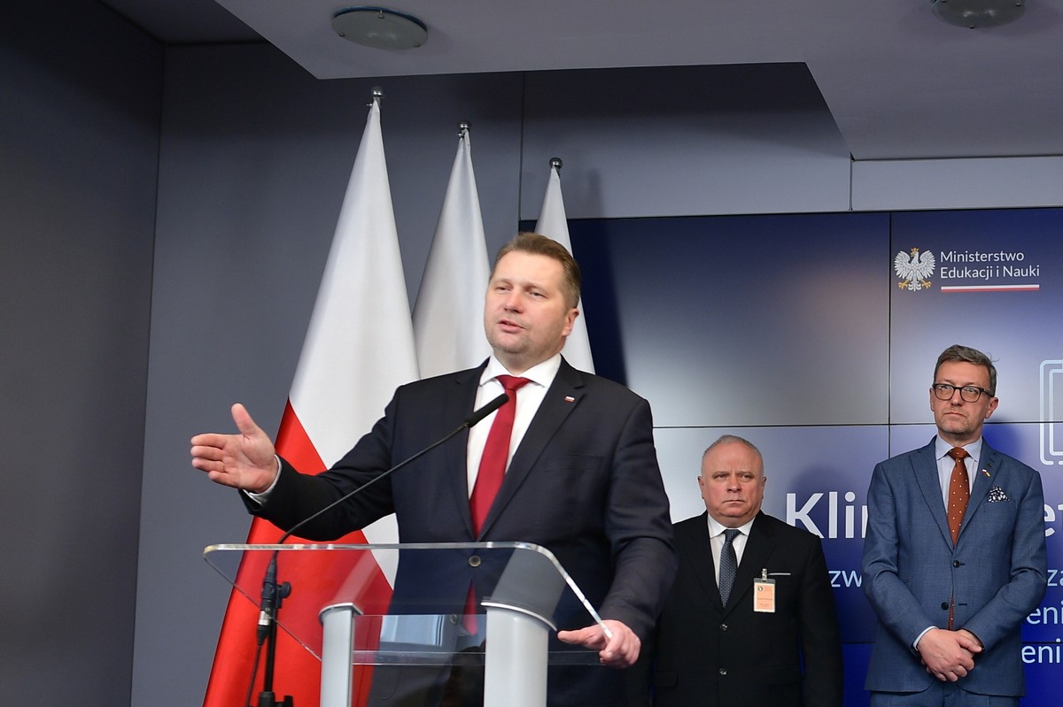 Minister edukacji i nauki Przemysław Czarnek