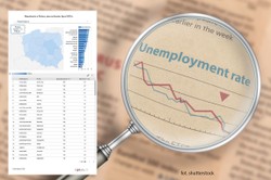 Bezrobocie w Polsce. Gdzie najwięcej osób jest bez pracy? [MAPA]