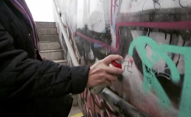 Staruszka zamalowywała neonazistowskie graffiti. Niemiecki sąd skazał ją za niszczenie mienia [WIDEO]