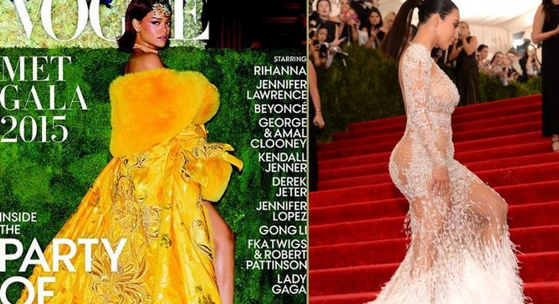 Rihanna, not Kim Kardashian and Beyonce make Vogue Met Gala 2015 edition