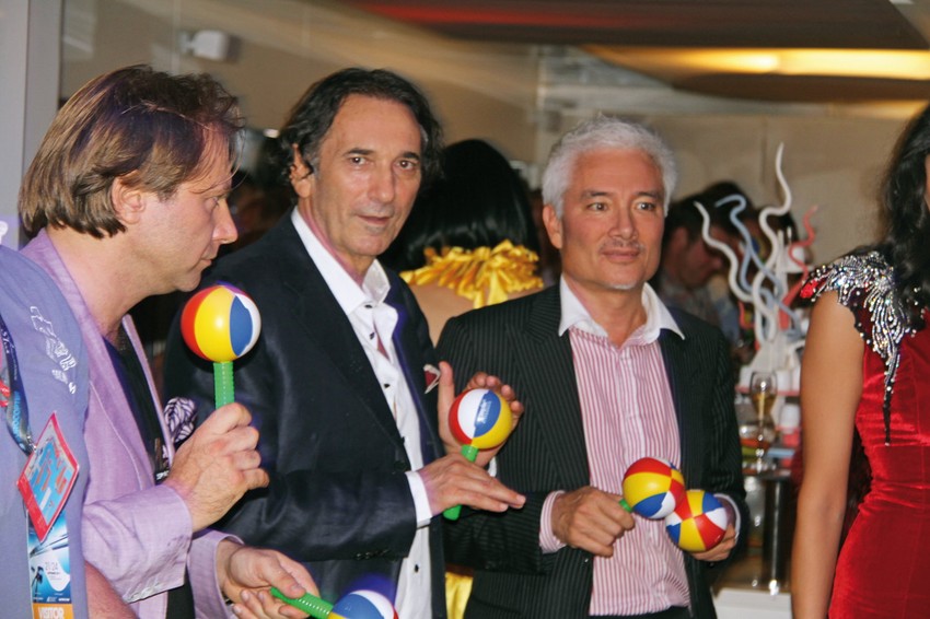 Zdravko Reljan, potpredsednik „Cepter grupe“, Filip Cepter i dr Majkl Meknamara