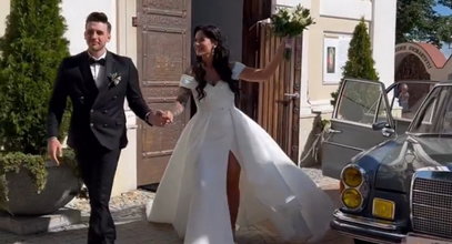 Ola Żuraw wzięła ślub. Ślub uczestniczki "Top Model" był relacjonowany na żywo w sieci