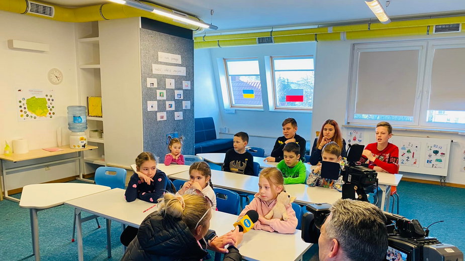 W szkole "Edison" uczy się 14 dzieci z Ukrainy