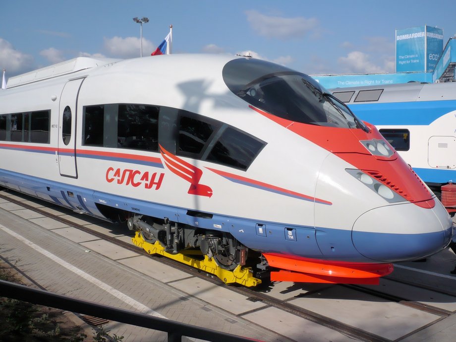 12. Sapsan, Rosja - 290 km/godz.