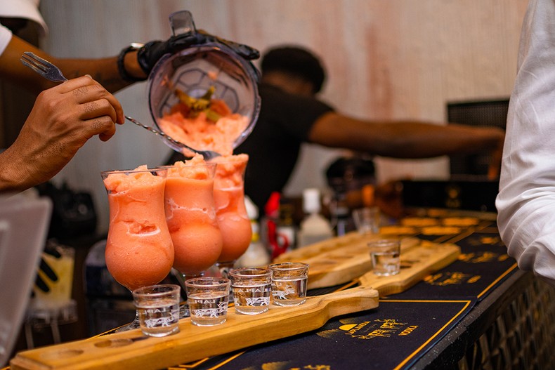 The best moments from the exclusive dinner hosted by the ultra premium liquor, Laplandia Vodka.