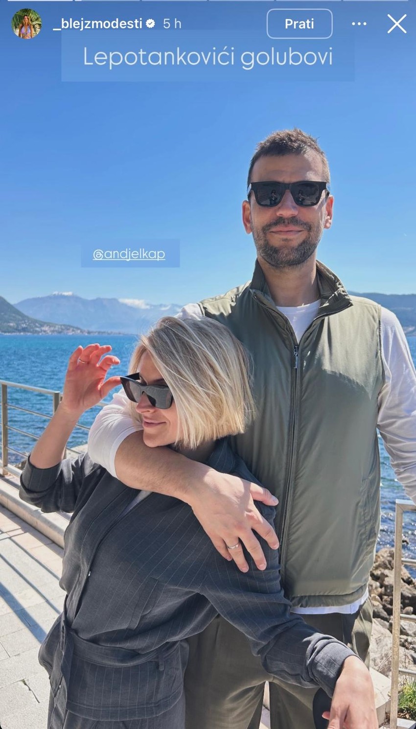 Anđelka Prpić sa mužem