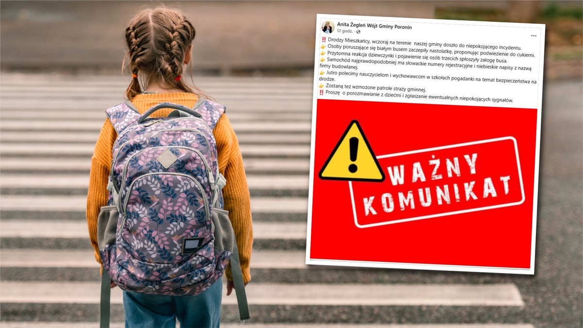 Biały bus krążył po wsi. Wójt apeluje do rodziców po incydencie z dzieckiem
