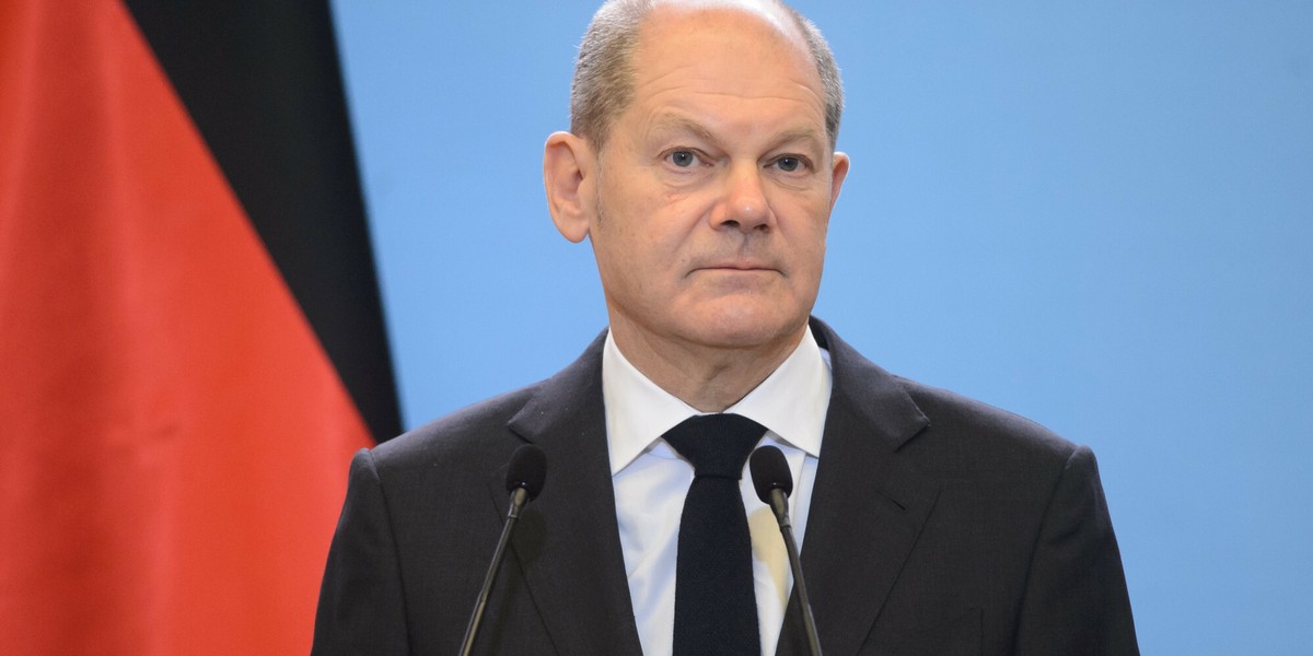 Kanclerz Niemiec Olaf Scholz