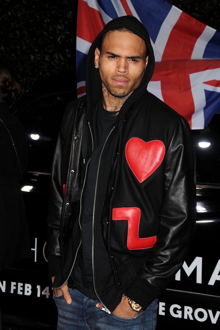 Chris Brown w lutym 2013 roku