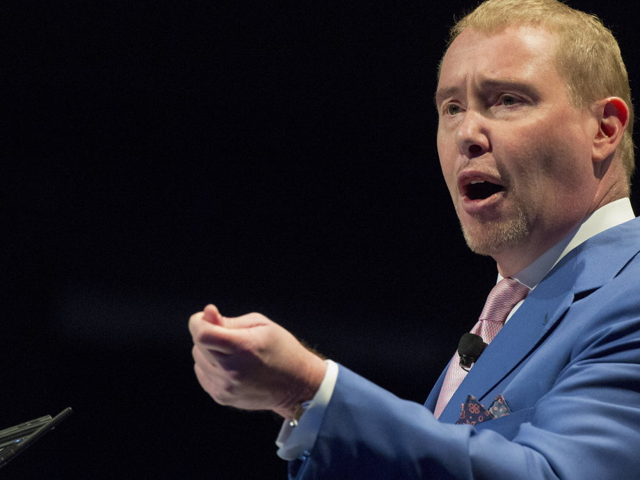 Jeffrey Gundlach, chief executive and chief investment officer of DoubleLine Capital, speaks during the Sohn Investment Conference in New York May 4, 2015.