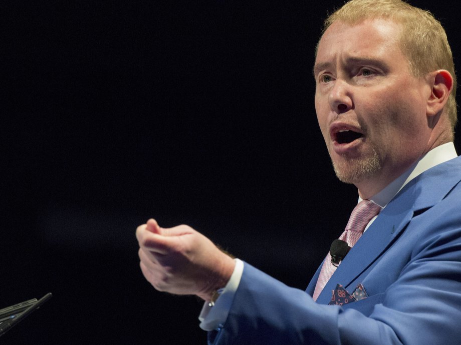 Jeffrey Gundlach, chief executive and chief investment officer of DoubleLine Capital, speaks during the Sohn Investment Conference in New York May 4, 2015.