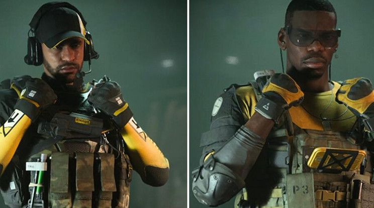 A  brazil támadó, Neymar és a francia középpályás, Paul Pogba feltűnik majd az új Modern Warfare II-ben. / Kép: COD