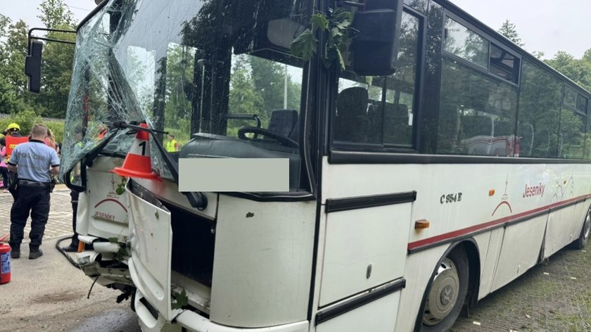 Rescuers from Poland helped after a bus accident with children