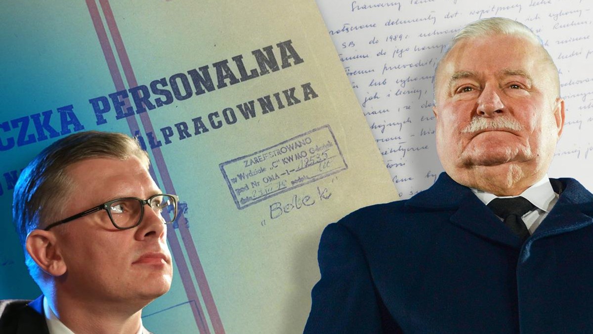 Sławomir Cenckiewicz i Lech Wałęsa 