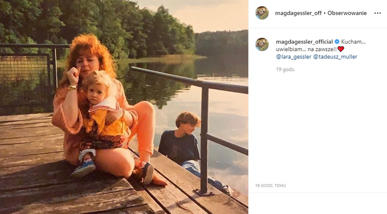 Magda Gessler pokazała stare zdjęcie na Instagramie