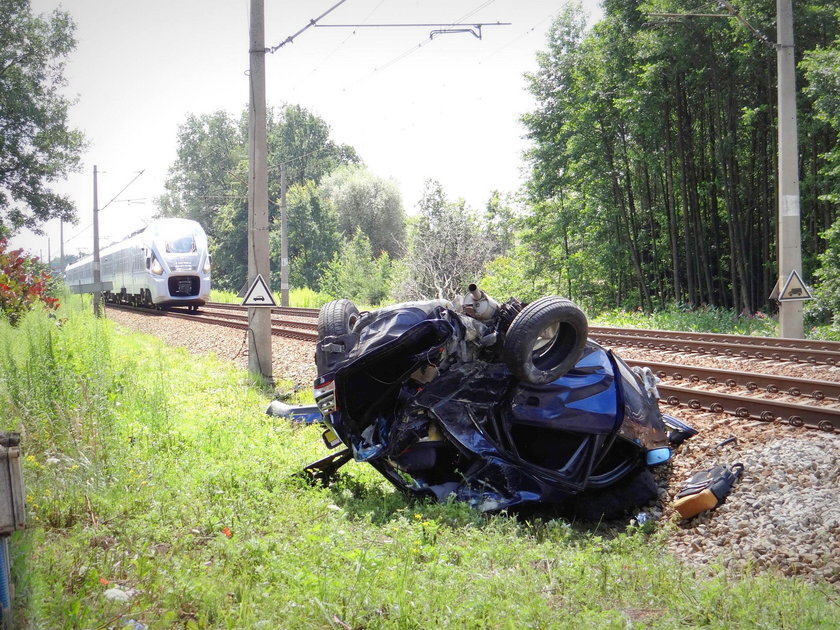 Pendolino wjechało w osobówkę