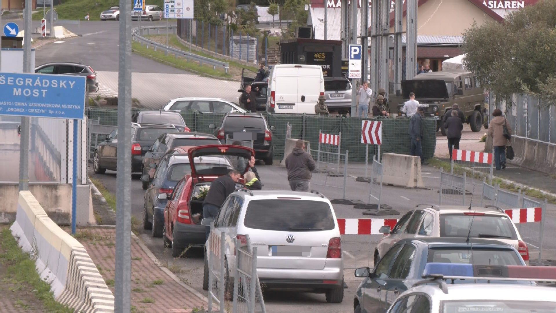 Kontroly na poľsko - slovenskom hraničnom priechode.