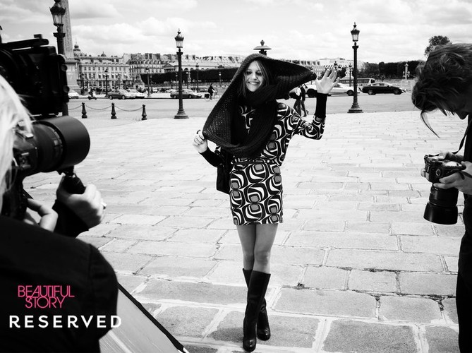 Sasha Pivovarova w kampanii Reserved na sezon jesień-zima 2011/2012 – kulisy sesji