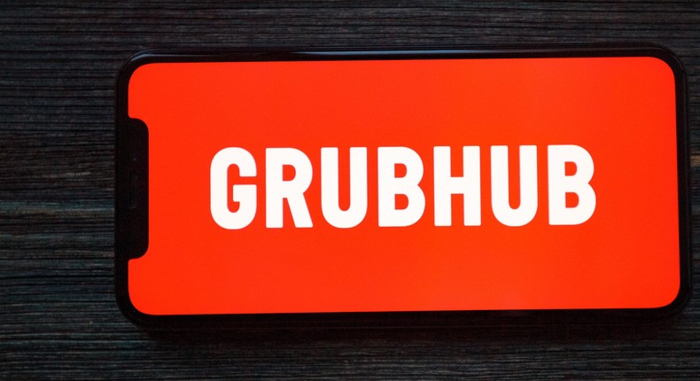 The Grubhub app lets you cancel orders within a time limit.