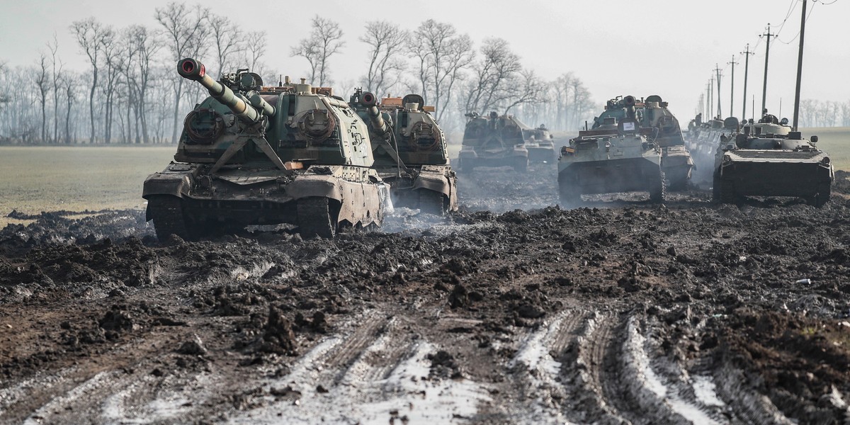 Rosja rozpoczęła w nocy atak na Ukrainę.