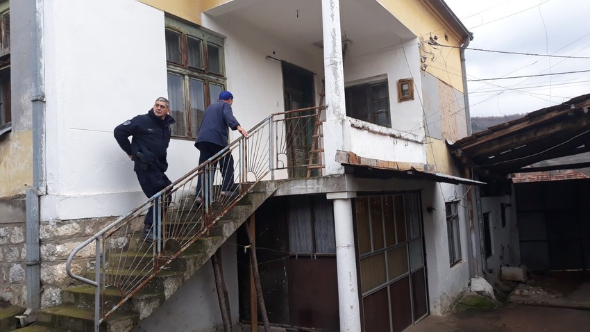 Dvorište kuće u kojoj je viđen Malčanski berberin