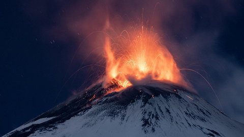 Kolejna erupcja wulkanu Etna na Sycylii