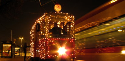 Świąteczny tramwaj wyruszy na tory