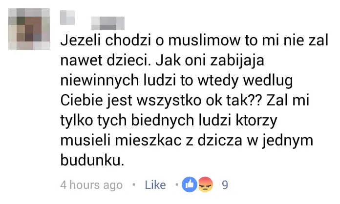 Komentarze pod artykułami o pożarze w Lonydnie