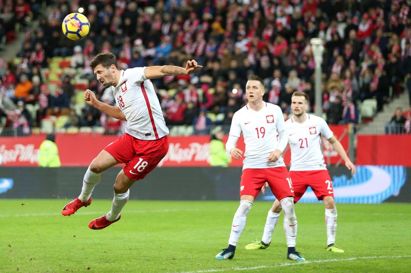 Pilka nozna. Reprezentacja. Mecz towarzyski. Polska - Meksyk. 13.11.2017