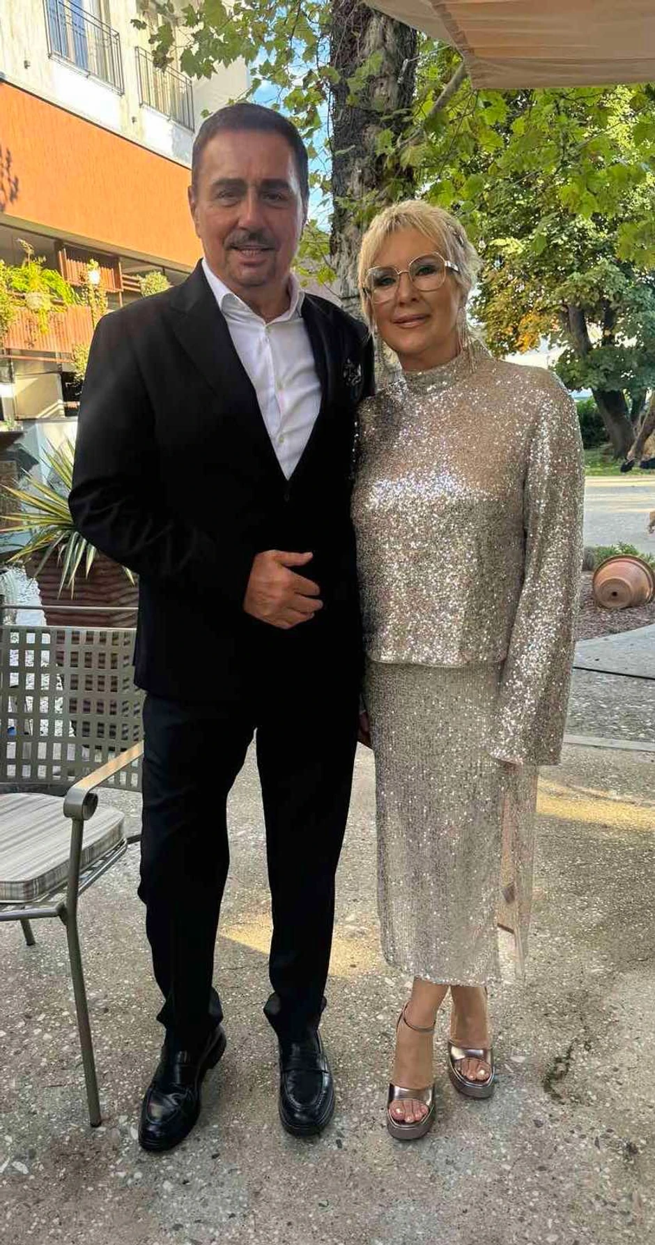 Dragan Kojić Keba sa suprugom Oljom