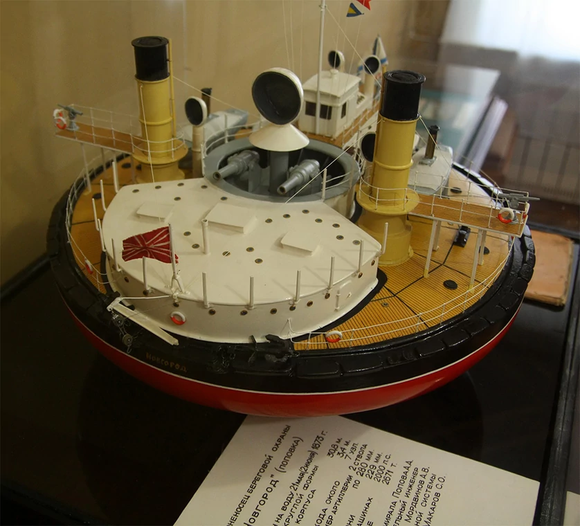 Makieta okrętu Nowgorod
