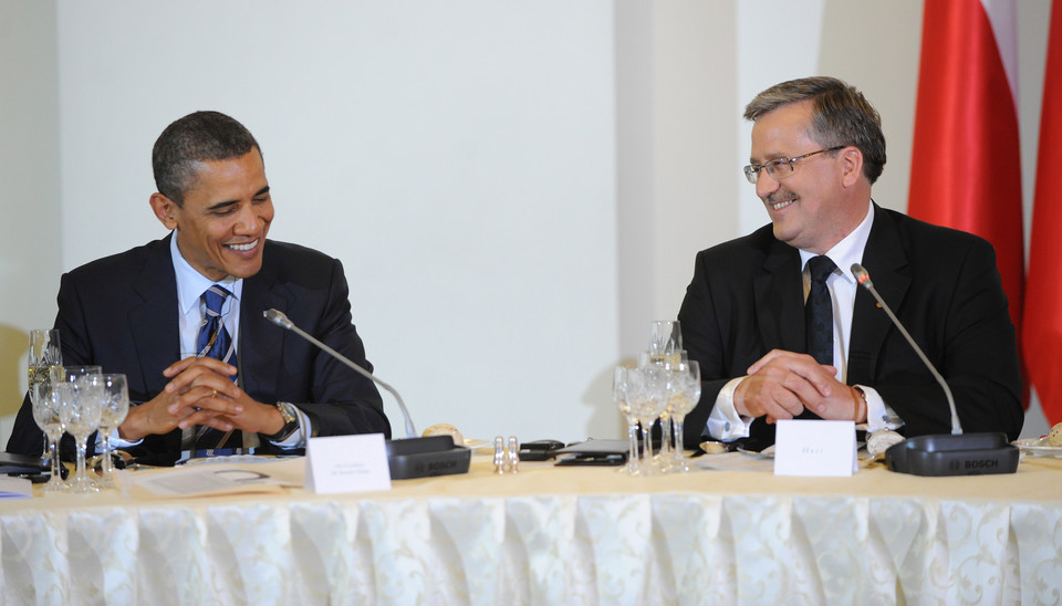 Barack Obama i Bronisław Komorowski, fot. PAP/Jacek Turczyk