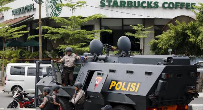 Islamic State militants attack Jakarta in first strike at Indonesia